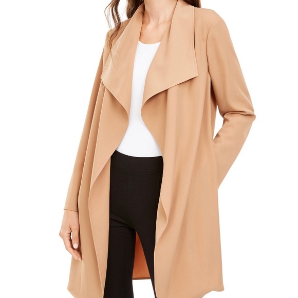 Trench Coats Alfani Lace Trench Coat 